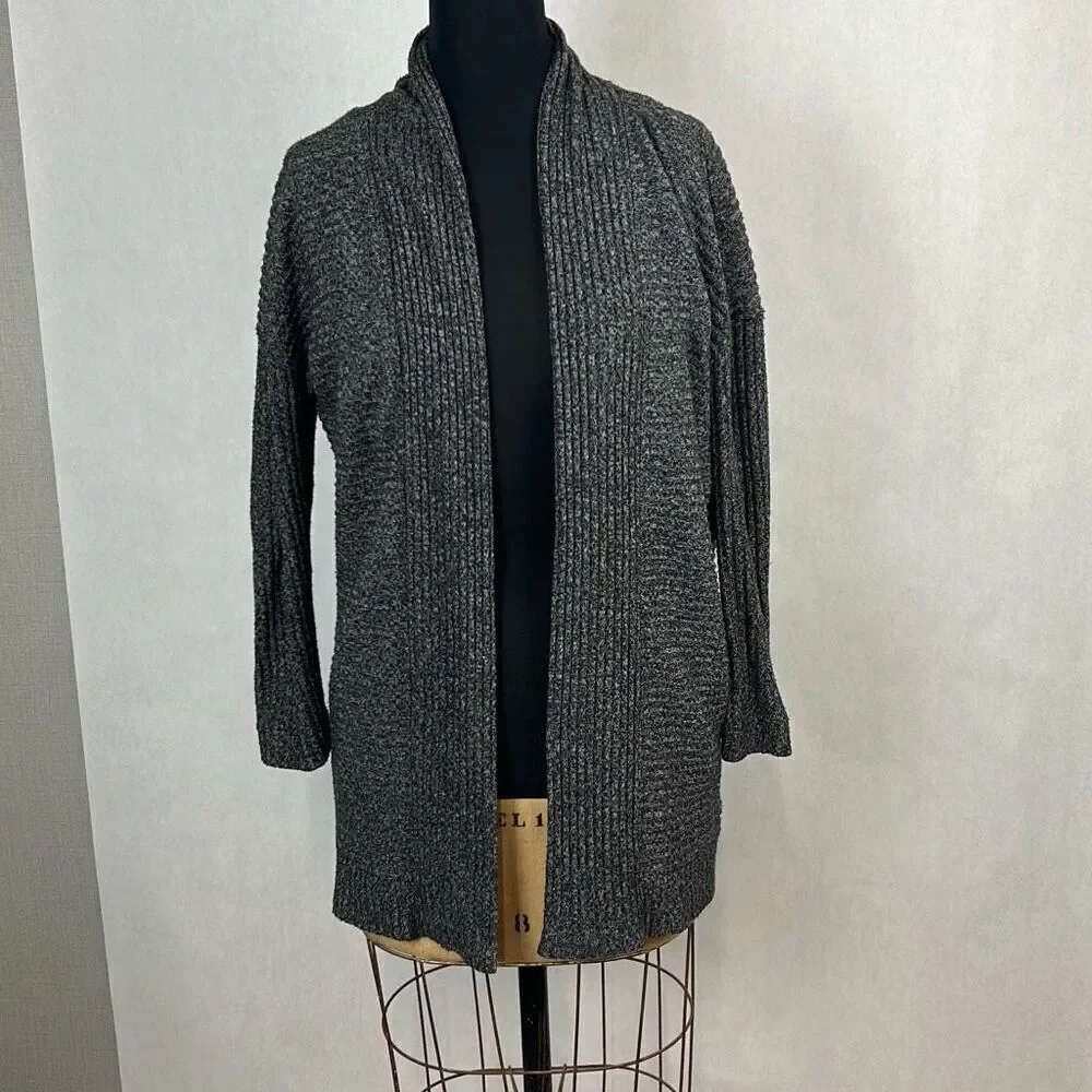 Gap Long Cardigan Sweater Dark Gray Sz Small